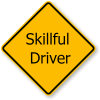 sign-skillful-driver